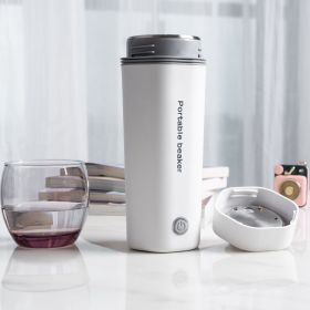 350ml Travel Electric Kettle; Small Stainless Steel Portable Electric Kettle For Boiling Water; Travel Tea Kettle Automatic Shut Off Water Boiler (Color: Light green)