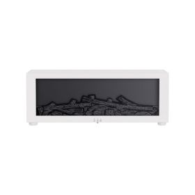 Fireplace Simulation Flame Aromatherapy Machine (Color: White)